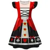 Nuevo Miércoles Transfronterizo Ropa Estampada Cosplay Manga Volante Vestido para Niñas + Bolso 2