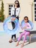 Amazon en stock serie de anillos flotadores de sirena para nadar anillo de brazo infantil anillo de natación inflable para padres e hijos fila flotante