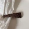 Pinza para Bebé Dulce a Cuadros Retro Estilo Francés Pinza Versátil para Flequillo Pinza Lateral Elegante de Gama Alta Tejido Nicho Pasador de Pelo
