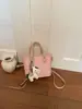 Bolso de mano de lujo de alta gama para mujer, nuevo modelo de primavera 2026, súper popular para salir, bolso de mano, bolso de hombro, bolso bandolera tipo cubo