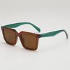 Gafas de sol Oleo con montura pequeña cuadrada, estilo Hong Kong, para fiestas, estilo retro, para conducir en verano.
