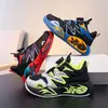 Zapatos Deportivos Infantiles Transpirables Zapatos de Baloncesto para Niños Primavera y Otoño Nuevos de Moda Zapatos de Malla Modernos Suela Suave Zapatos de Correr para Niños