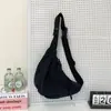 Bolsa de Bolinho Estilosa e Nova deste Ano Estilo Japonês Versátil Casual Estilo Preguiçoso Transversal para o Dia a Dia com Textura Grande Capacidade Bolsa de Estudante