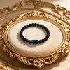 Nueva Joyería Transfronteriza Acero Inoxidable Cierre Magnético Ojo de Tigre Pulsera de Cuentas Piedra Volcánica Pulsera de Piedra Natural Pulsera de Pareja