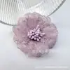 Flores de Tela Tridimensionales Caladas de Encaje de 5.5cm Flores para Manualidades Decoraciones para Zapatos Pinzas para el Cabello Adornos de Flores para Faldas Venta al por Mayor