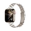 Adequado para pulseira iwatch 1-9 série completa disponível pulseira de metal aço cintura fina pulseira de três elos em estoque