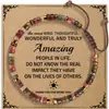 Pulsera tejida con cuentas transfronteriza nueva 2025, de moda, simple, creativa, joyería de nicho, regalo para mejores amigas y hermanas