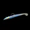 Venta al por mayor señuelo de pesca de largo alcance señuelo suave luminoso pico lubina PVC pez suave fabricantes señuelo con cabeza de plomo señuelo de pesca en mar