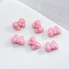 9X12Mm Moños de Aleación Pintada Perforados Puntos de Polca Moño Accesorios para Joyería DIY de Collar Pulsera para Teléfono Móvil