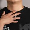 Hip hop antiguo lindo europeo y americano nuevo plata S925 tamaño mixto circonio engastado en garra colgante de cruz joyería de moda de lujo ligero accesorios