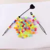 Accesorios para el Cabello Hilo para Trenzar Herramienta para Enhebrar Herramienta para Ensartar Cuentas Accesorios para el Cabello Cuentas Decorativas Coloridas Accesorios para Trenzar Niñas Cuentas con Agujero Grande