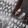 Novos Adesivos de Unhas Flor de Gelo Cool da Cyansea Adesivos de Flores Elegantes em Relevo Adesivos de Unhas com Padrão Pequeno