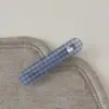 Pinza para el Cabello Coreana Dongdaemun a Cuadros Corazón Fresco Diamante Flequillo Clip Lateral Pinza para el Cabello de Verano Accesorio para el Cabello para Mujer