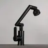 Torneira de lavatório de água fria única para comércio exterior transfronteiriço para projetos de banheiro, lavatório de bancada com bica e interruptor à prova de respingos de água quente e fria