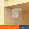 Suporte de Divisória em Camadas para Guarda-roupa sem Furos Suporte Triângulo Oculto Prateleira de Armazenamento para Cozinha Banheiro Adesivo Laminado Suporta de Carga Ângulo Reto