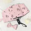 Paraguas Automático para Mujer, Fresco y Elegante, Color Crema, Paraguas Plegable para el Sol, Recubrimiento Negro para Protección Solar, Protección UV, Sombrilla, Doble Uso para Sol y Lluvia