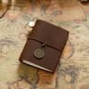 Libro de viajero de comercio exterior MINI MINI bloc de notas de hojas sueltas bolsillo de primera capa de piel de vaca diario cuaderno