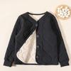 Colete infantil para meninos e meninas roupas de inverno forrado de lã engrossado uniforme escolar artefato inferior calças quentes colete calças de desgaste interno do bebê