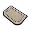 Tapete de chão para banheiro estilo creme lama de diatomáceas arqueado tapete absorvente para porta externa de banheiro tapete antiderrapante para banheiro e box