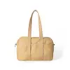 Bolsa de Tote de Lona RPET Estilo Japonés, Bolsa de Viaje Coreana RPET Transfronteriza, Fábrica de Personalización de Bolsos de Hombro de Lona