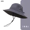Sombrero de Pescador de Verano con Protección Solar para Montañismo para Hombre, Sombrero para Exteriores con Ala Ancha para Pesca en Verano