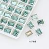 Dongzhou Crystal 8*6mm Pequeños Diamantes de Imitación para Uñas Hielo Azucarado Súper Brillantes Diamantes de Imitación de Vidrio K9 Decoraciones de Uñas Coloridas Diamantes de Imitación con Punta Inferior Venta al por Mayor