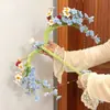 Criativo Feito à Mão Primavera Flor de Pessegueiro Espada Torcida Bastão Pacote de Material DIY Autocriado Flor de Pessegueiro Arco Presente para Melhor Amiga para Sessão de Fotos