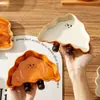 Platos Creativos con Forma de Pan, Vajilla de Cerámica de Alta Gama, Platos para Salsa de Hot Pot, Platos para Salsa de Soja y Vinagre, Platos para Condimentos, Platos para Sabores