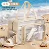 Equipamento Fitness Feminino com Separação Seco e Molhado, Roupa de Banho Masculina, Mochila para Armazenamento de Artigos de Higiene Pessoal, Bolsa Impermeável de Grande Capacidade, Bolsa de Natação