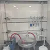 Grelha para Capela de Exaustão Rack Sintético para Gabinete de Exaustão Rack de Fixação de Tubos de Duas Fileiras Material de Aço Inoxidável Material de Haste de Fibra de Vidro