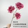 Materiales Florales Rojo Rosa de Alta Calidad Más Vendidos para Accesorios de Salón de Bodas, Decoración de Entrada, Arreglo Floral de Techo Estilo Chino Nuevo y Decoración de Pasillo