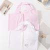 Roupa íntima de seda gelada média e longa para alunos do ensino fundamental, meninas do ensino médio, colete infantil para alunos em desenvolvimento, roupa íntima para alunos do ensino médio