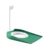 Nuevo Disco de Práctica de Putting de Golf Hecho de Plástico con Forma de Herradura y un Agujero Central en Forma de Anillo Herramienta de Práctica