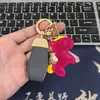 Chaveiro criativo instantâneo rico chaveiro de carro pingente de pônei zodíaco de mochila requintado chaveiro de personalidade
