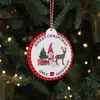 Colgante decorativo de letrero de cuenta regresiva de Navidad de madera transfronterizo, adorno colgante, reno, Papá Noel, decoraciones de árbol de Navidad