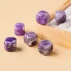 Cubo de Piedra de Cristal Rosa Amatista Natural Venta al por Mayor Piedra de Paisajismo para Acuario de Cristal Piedra para Vino Helado Piedra Cruda Natural