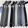 Cinza Escuro Black Tie Algodão Lã Coreano Cor Sólida Padrão College Estilo Britânico Casual Grátis Tendência