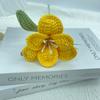 Nuevo Tulipán Flor Hecha a Mano Paquete Estilo Artístico Fresco Regalo para Novia Decoración Adornos Lote de Flores de Lana Hechas a Mano