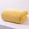 Un Par de Toallas de Baño, 100% Algodón, Absorbentes, para Hombres y Mujeres, Toallas tipo Bata para Adultos, Felpa de Coral, Súper Suaves, Felpa de Coral, Absorbentes y de Secado Rápido