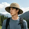 Sombrero de Pesca Senwai de Marca Personalizado para Montañismo al Aire Libre con Protección Solar para Hombres en Verano, Sombrero Solar para Cubrir el Rostro al Aire Libre con Ala Ancha