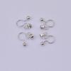 Venta al por mayor de fábrica DIY sin agujero en la oreja parche de accesorios adhesivos accesorios para aretes en forma de U con anillos incrustados aretes indoloros para mujer