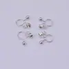 Brincos DIY acessórios de joalheria clip em forma de U sem furo brincos falsos com diamante embutido com argola para pendurar brincos pendurados material para joalheria