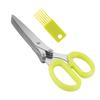 Tijeras de cebolla de cinco capas, tijeras de cebolla oblicuas de acero inoxidable, tijeras para papel, tijeras para algas, tijeras para alimentos, tijeras multicapa para cocina doméstica