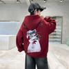 Sudadera con capucha para niño Primavera y Otoño 2025 Nuevo Conjunto de Primavera para Niños Top de Naruto Niños Grandes Camisa Básica Elegante