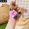 Nuevo Llavero Cubo de Rubik de Dibujos Animados Stitch Lindo Juguete de Rompecabezas para Descomprimir Llavero Colgante para Bolso Pequeño Regalo