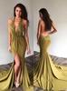 Comercio Exterior Europeo y Americano Ropa Nueva para Mujer, Vestido de Moda con Escote en V Espalda Descubierta y Abertura de Venta Caliente en Aliexpress, Vestido Bodycon