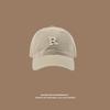 2025 Nueva Gorra de Béisbol Suave con Letra R de Algodón Puro Estilo K para Hombres y Mujeres Sombrilla de Verano y Protección Solar Gorra con Visera Gorra de Moda Ins