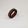 Anillo de Silicona Bicolor Sándwich de 8 mm Amazon Europeo y Americano Más Vendido Anillo de Silicona para Deportes al Aire Libre Silicona