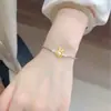 Ano Novo do Coelho Conta de Vidro Roxa Perfumada Laço Donut Floco de Neve Acessórios Pulseira para Mulheres