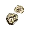 Botones Decorativos de Metal para Abrigo de Moda Tendencia, Gabardina, Vestido